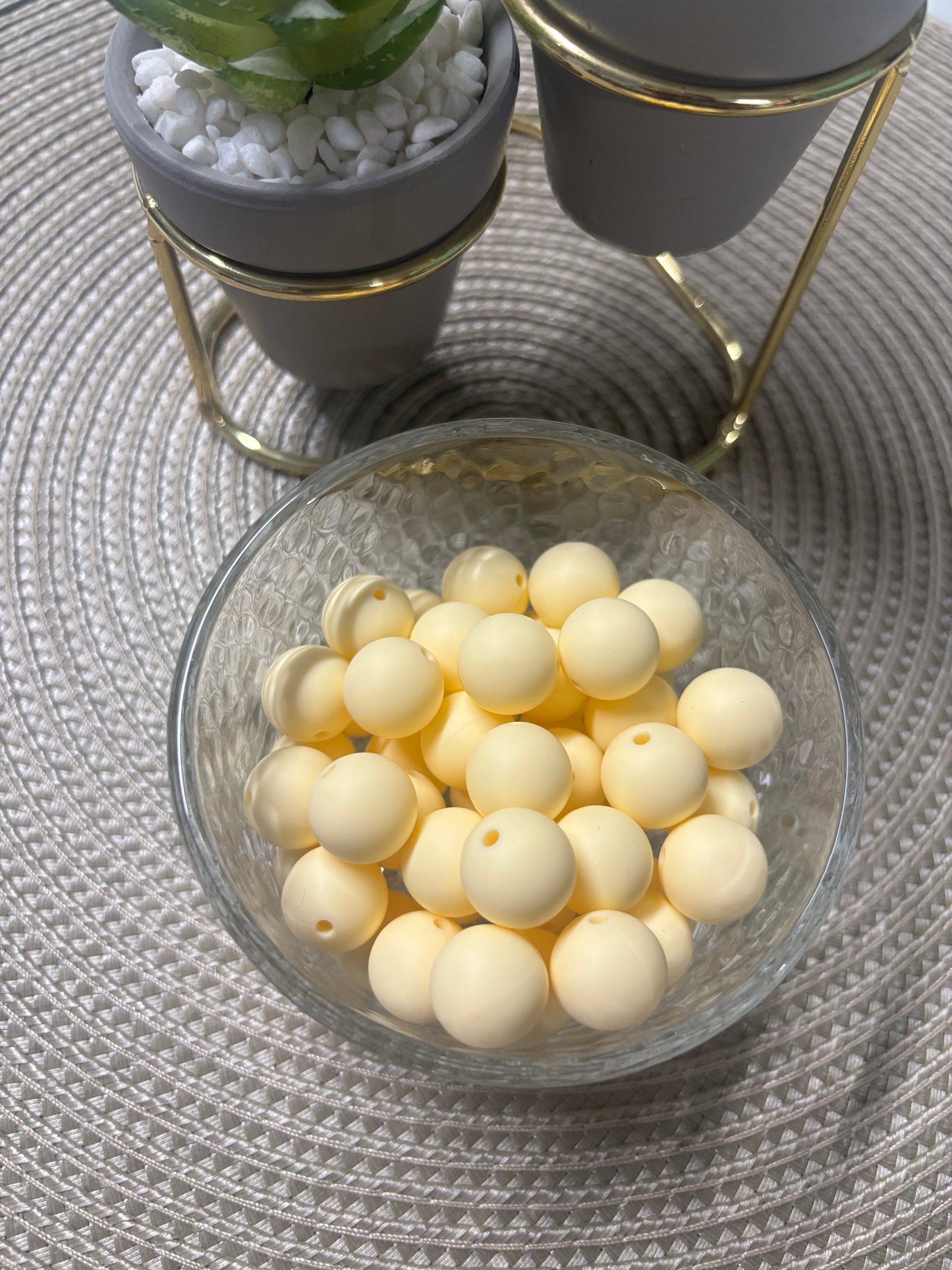 15mm Solid Silicone Beads