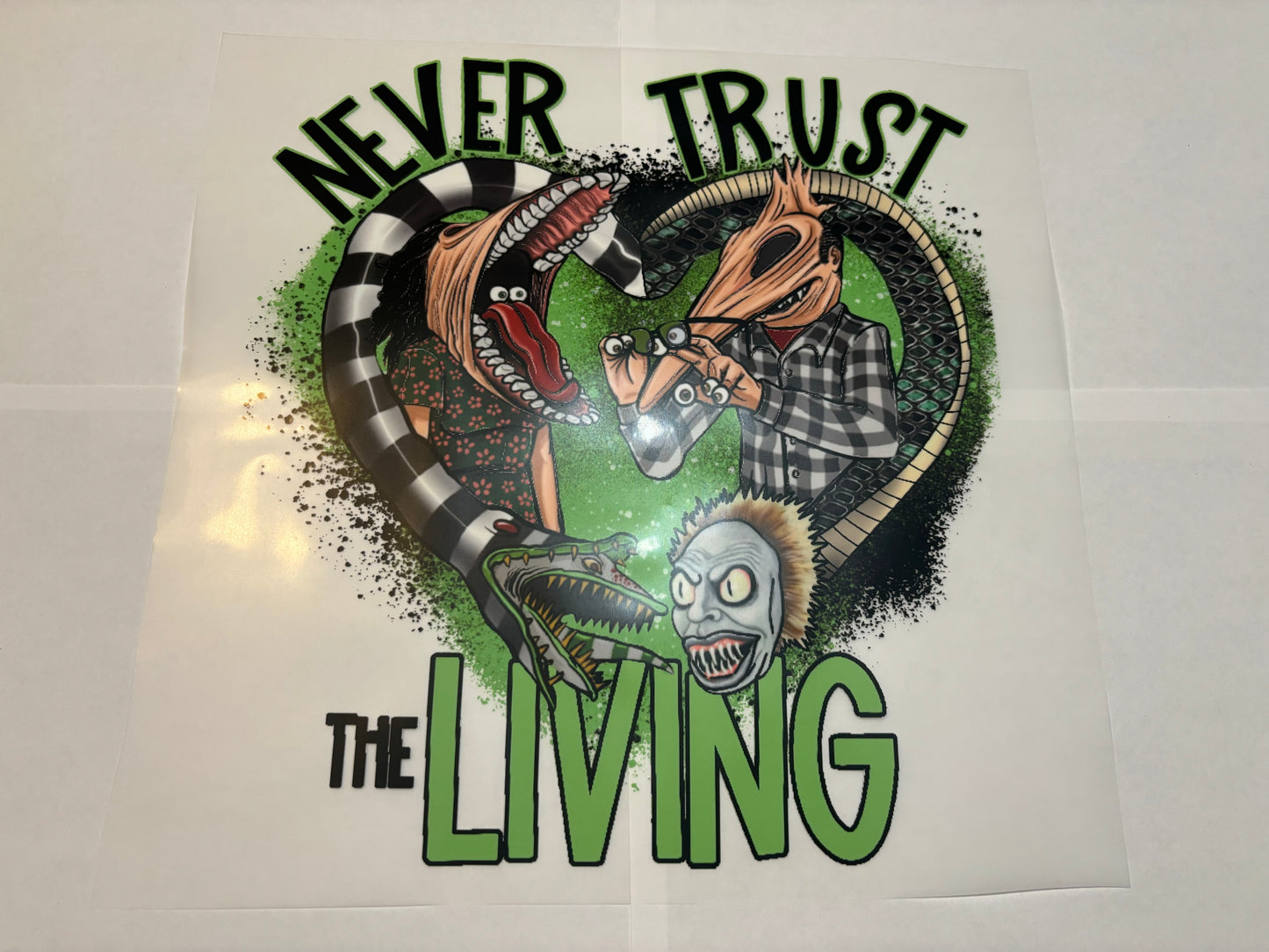 Never Trust the Living Heart - DTF TRANSFER