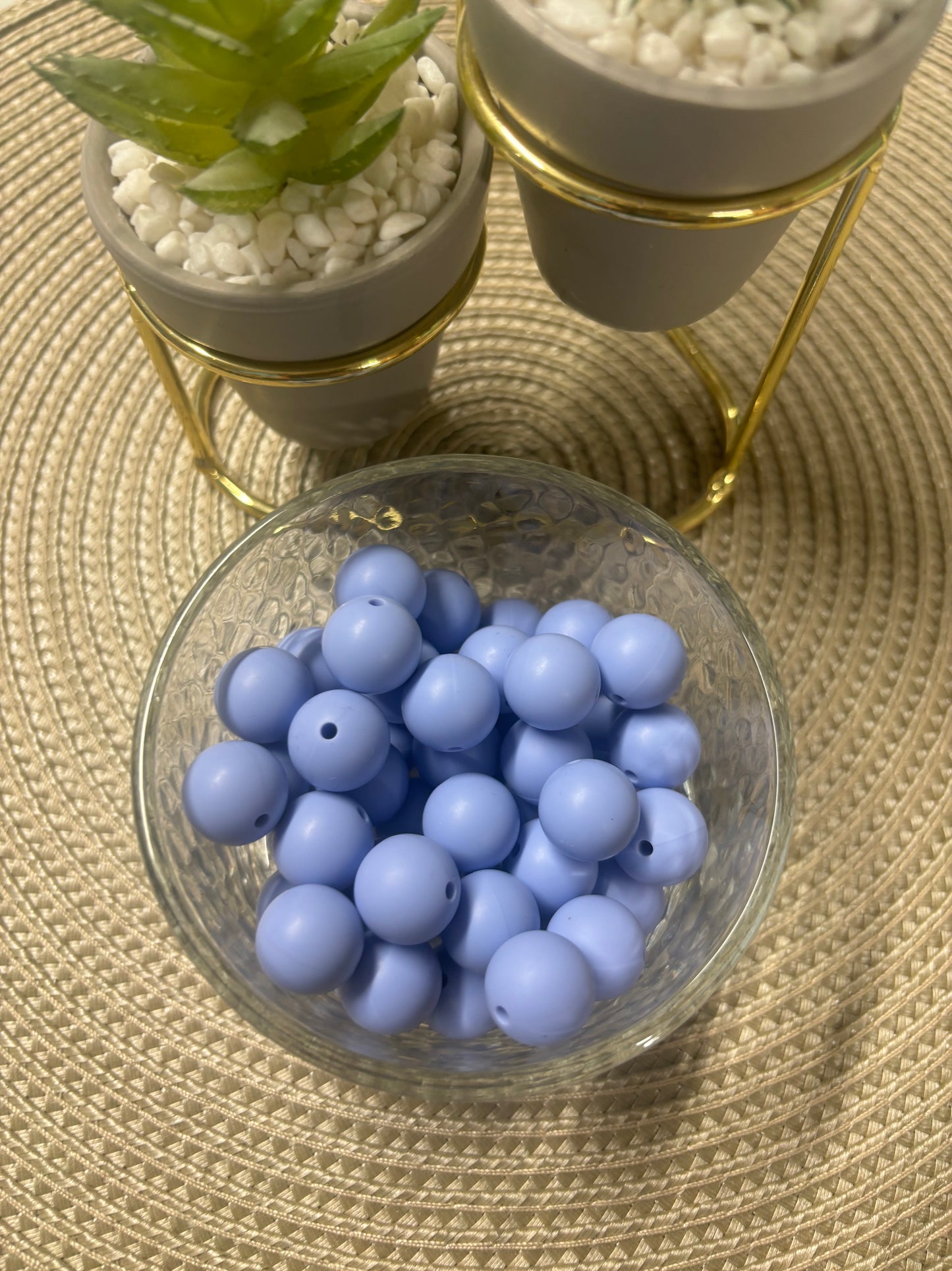 15mm Solid Silicone Beads