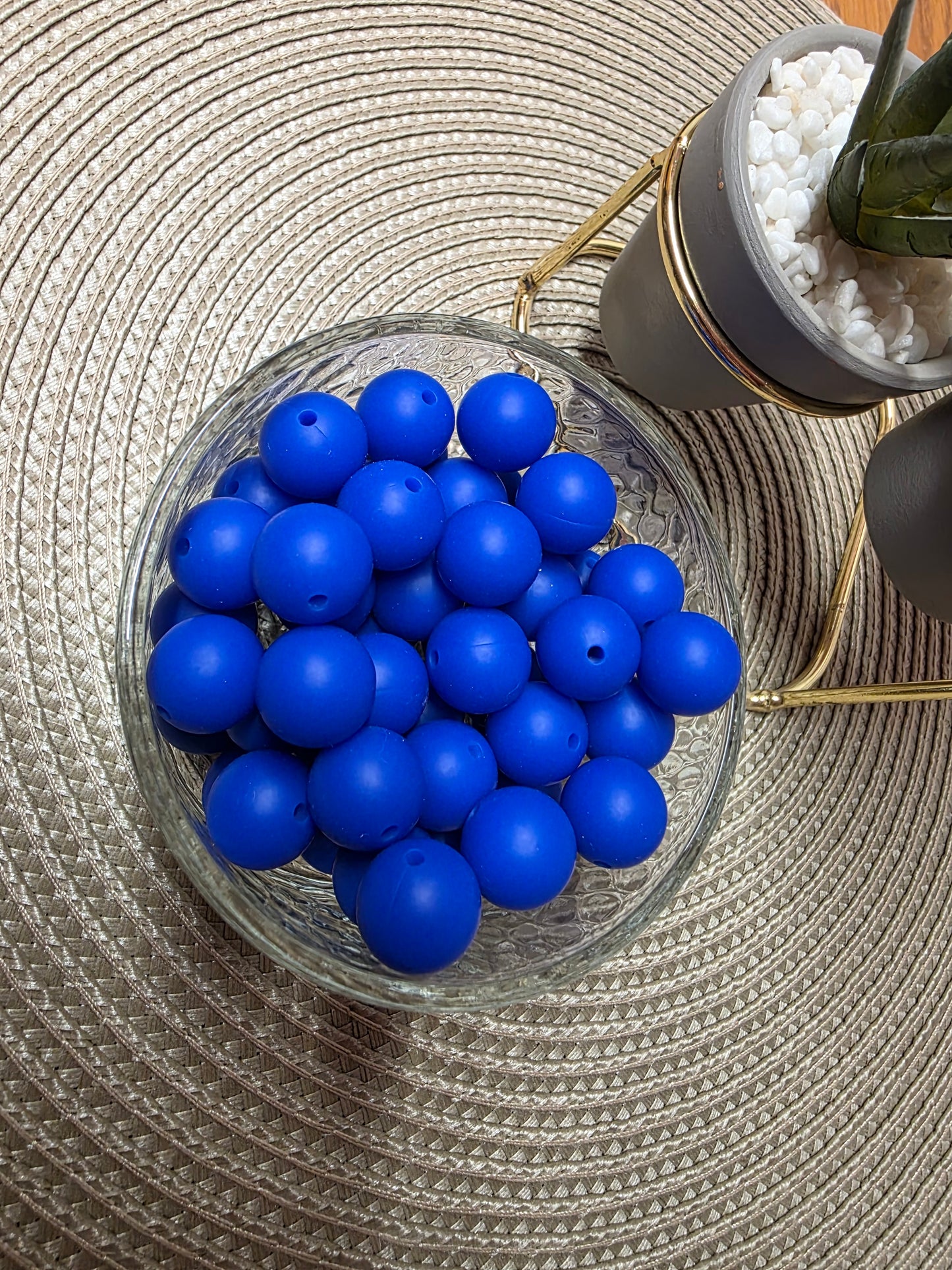 15mm Solid Silicone Beads