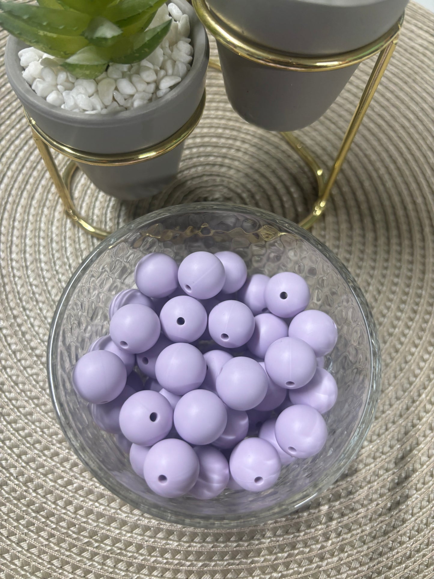 15mm Solid Silicone Beads