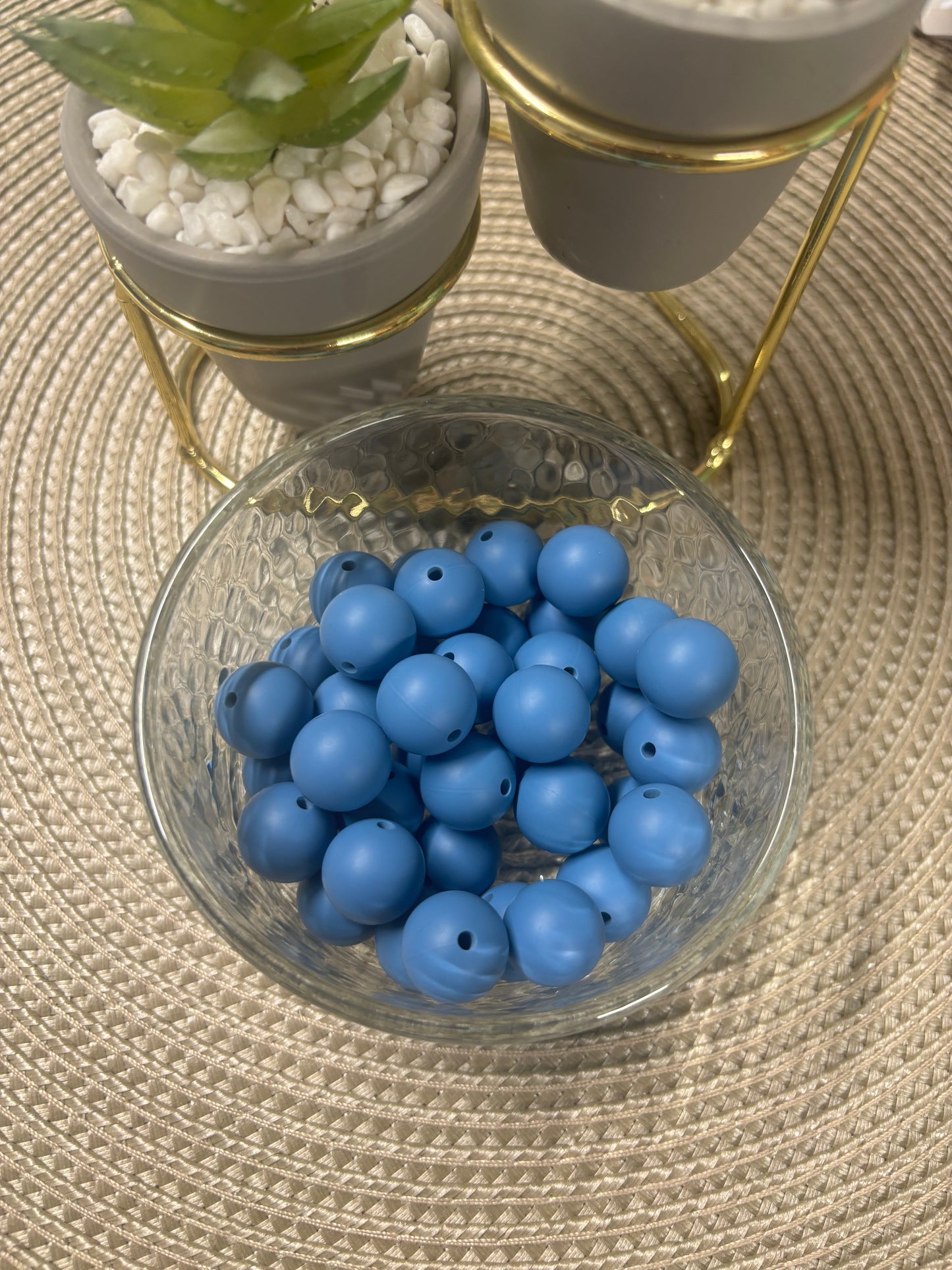 15mm Solid Silicone Beads