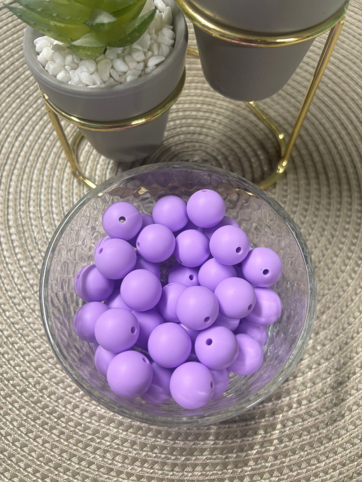 15mm Solid Silicone Beads