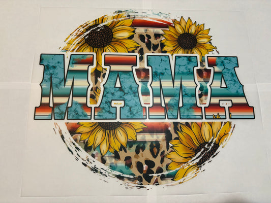 Western Mama Circle - Clear Film Transfer