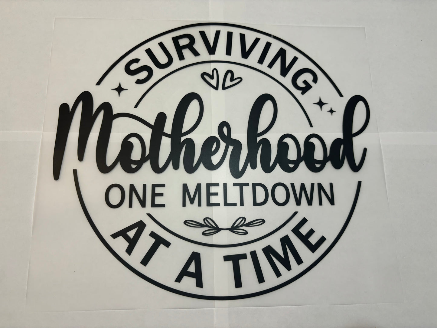 Surviving Motherhood - Clear Film Transfer