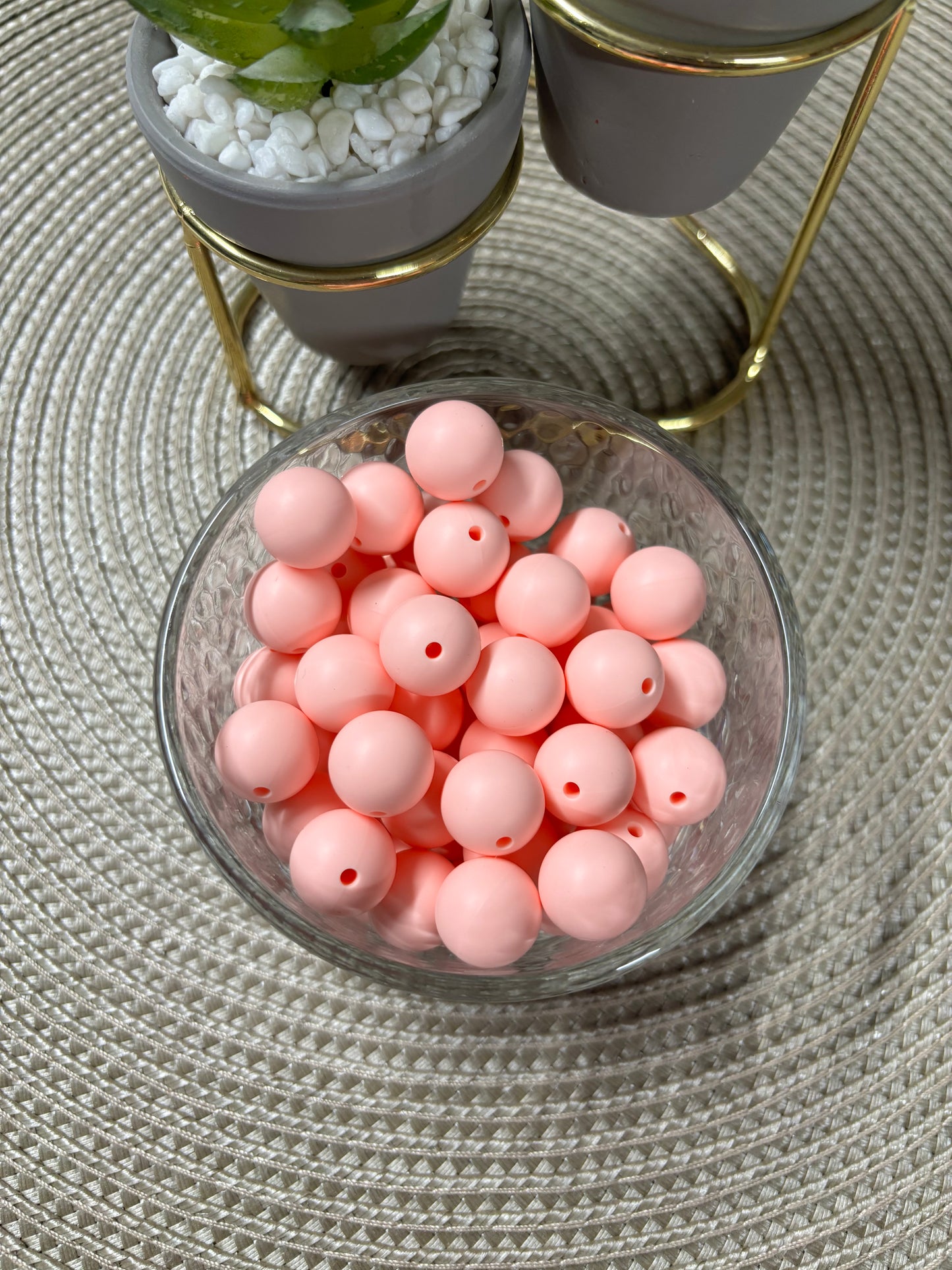 15mm Solid Silicone Beads