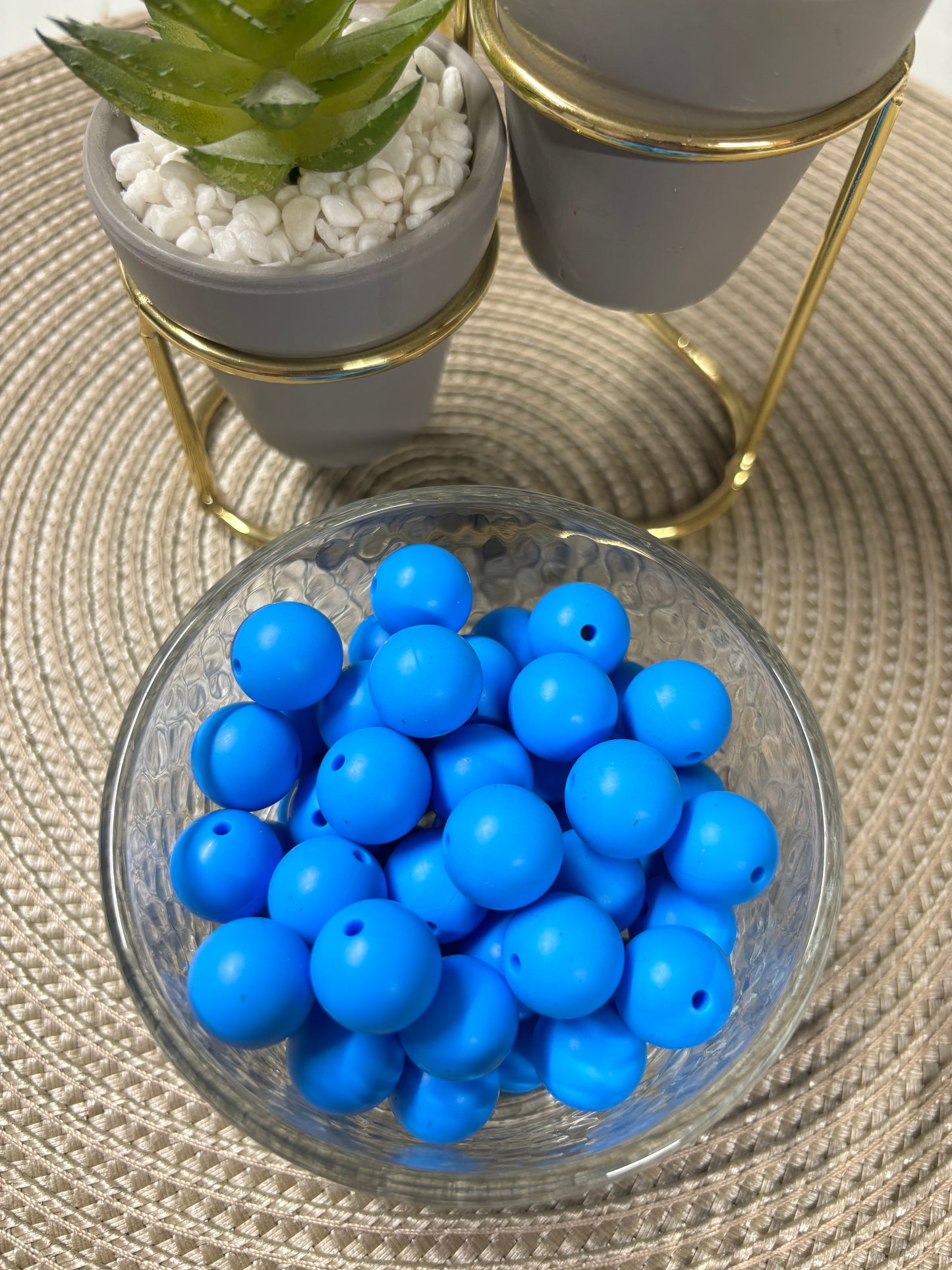 15mm Solid Silicone Beads