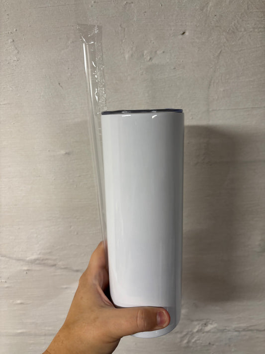 20oz Tumbler with Lid & Straw