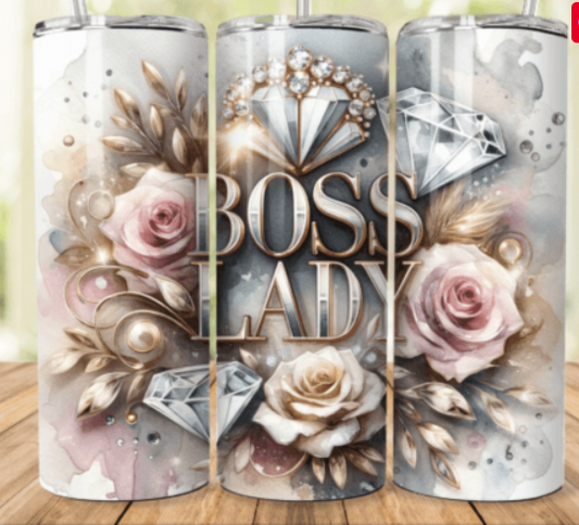 Boss Lady Tumbler Design