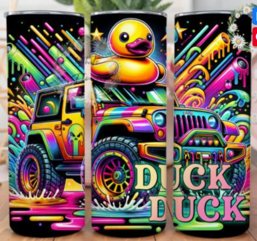 Duck Duck Tumbler Design