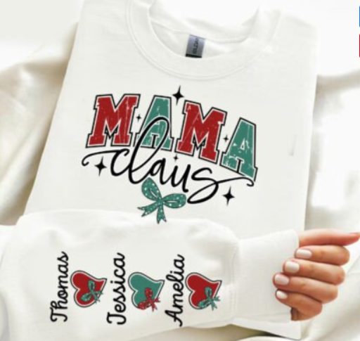 Personalized Mama Claus - Transfer