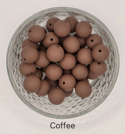 15mm Silicone Beads