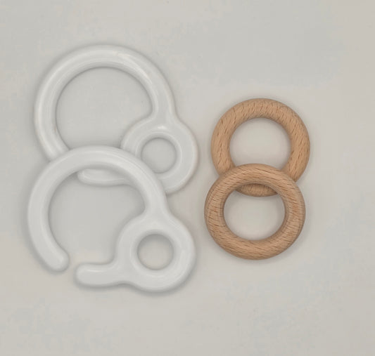 Stroller Attachment & Wooden Ring Bundle