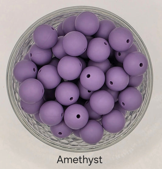 15mm Silicone Beads