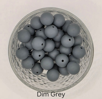 15mm Silicone Beads