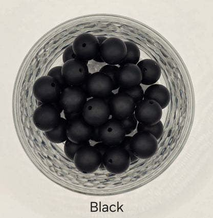 15mm Silicone Beads