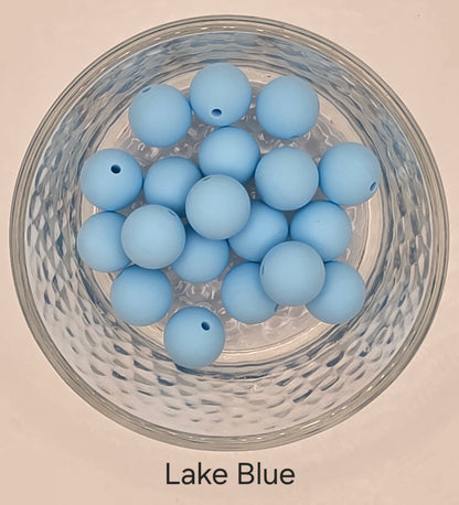 15mm Silicone Beads