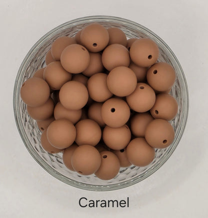 15mm Silicone Beads