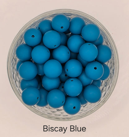 15mm Silicone Beads