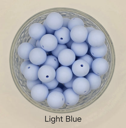 15mm Silicone Beads