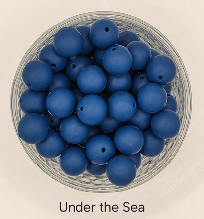 15mm Silicone Beads