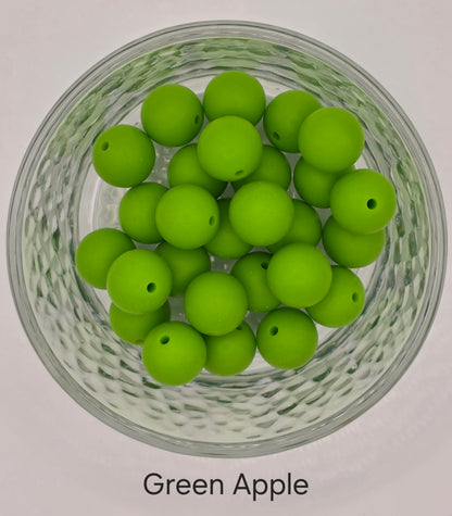 15mm Silicone Beads