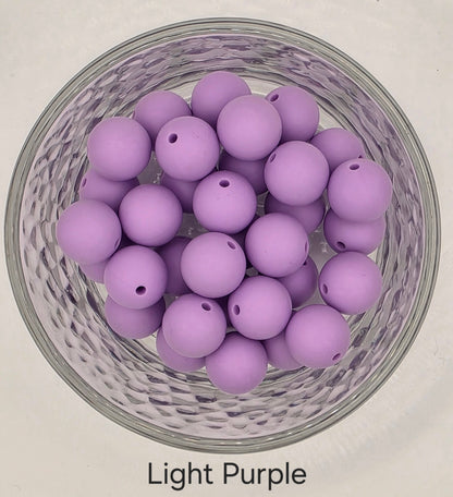 15mm Silicone Beads