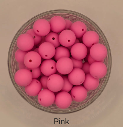 15mm Silicone Beads