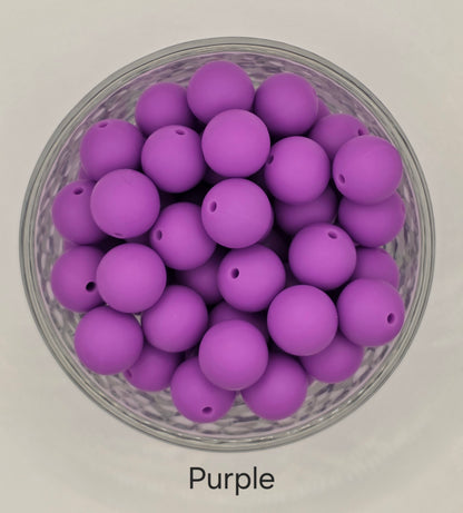 15mm Silicone Beads