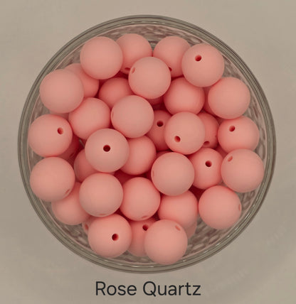 15mm Silicone Beads
