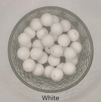 15mm Silicone Beads