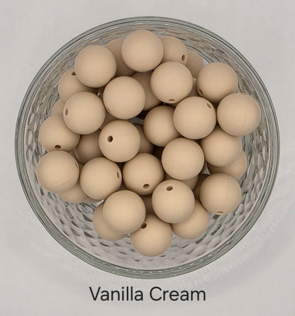 15mm Silicone Beads