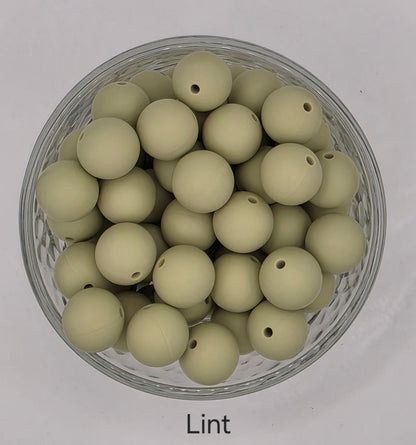 15mm Silicone Beads