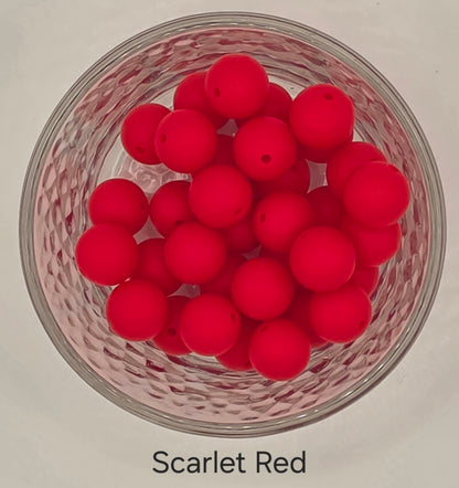 15mm Silicone Beads