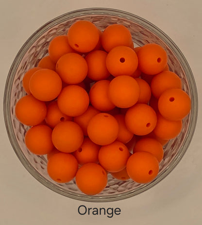 15mm Silicone Beads
