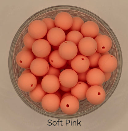15mm Silicone Beads